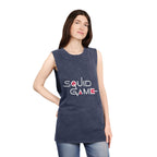 Squid Game Inspired Unisex Stonewash Tank Top | Streetwear Sleeveless Tee