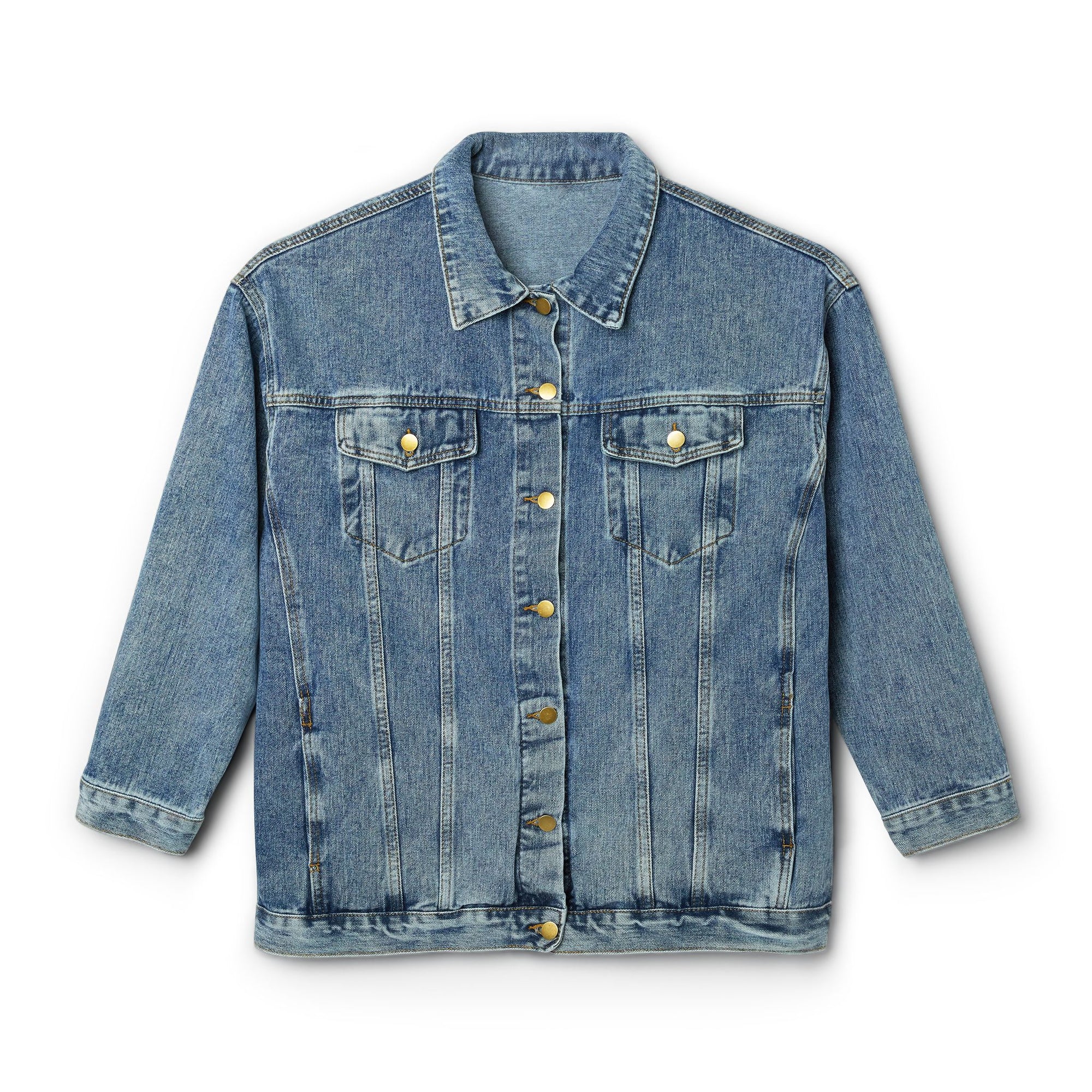 Mwaaah! Mindful Women’s Denim Jacket – Relaxed Fit, Stylish & Timeless