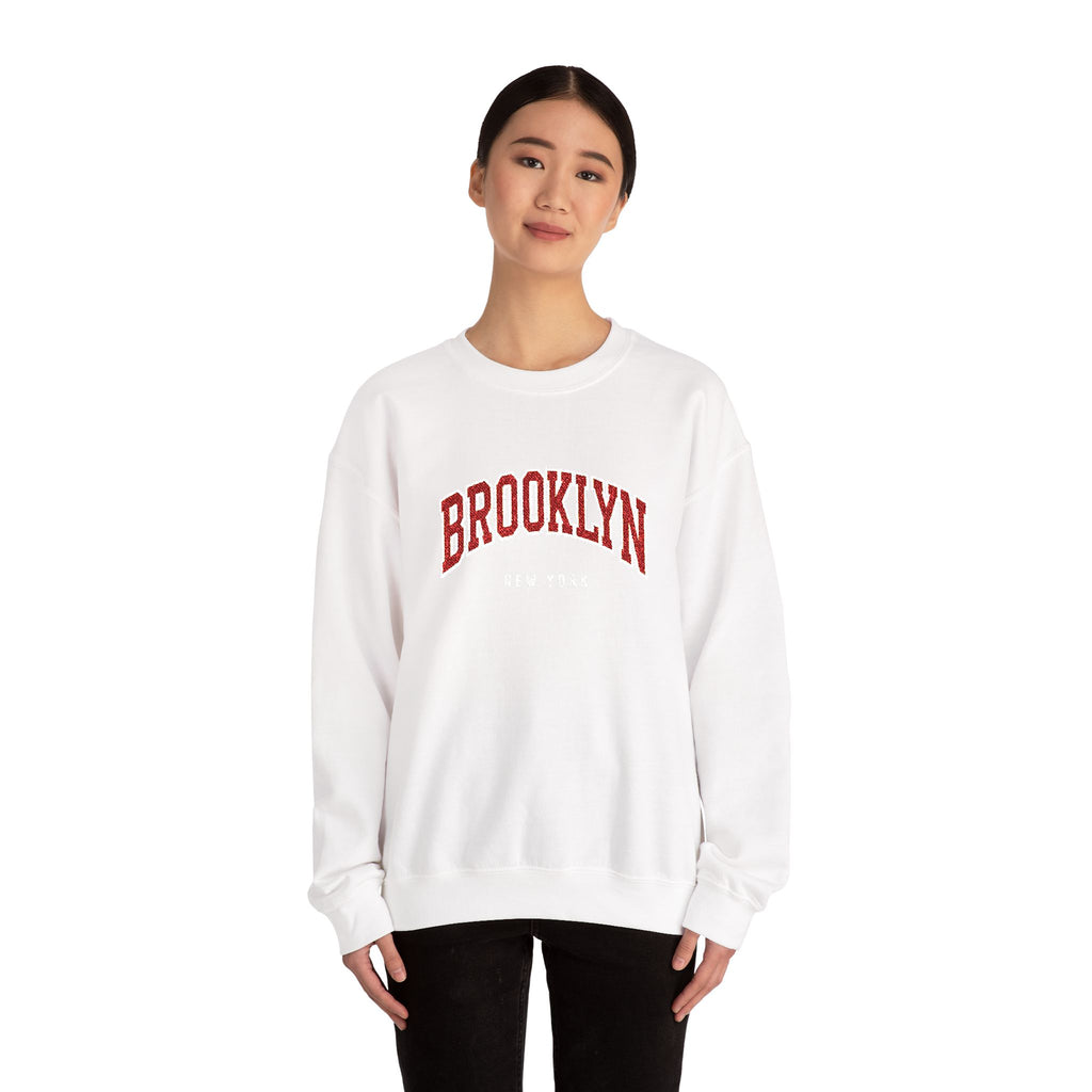 Brooklyn Embroidered Crewneck Sweatshirt | Cozy, Classic, and Always Cool