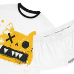 Meow-stery Cat Pajama Set – Cute Women’s Short Sleepwear & Loungewear