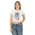 Gothic Angel Baby Tee – Bold Art Meets Everyday Chic