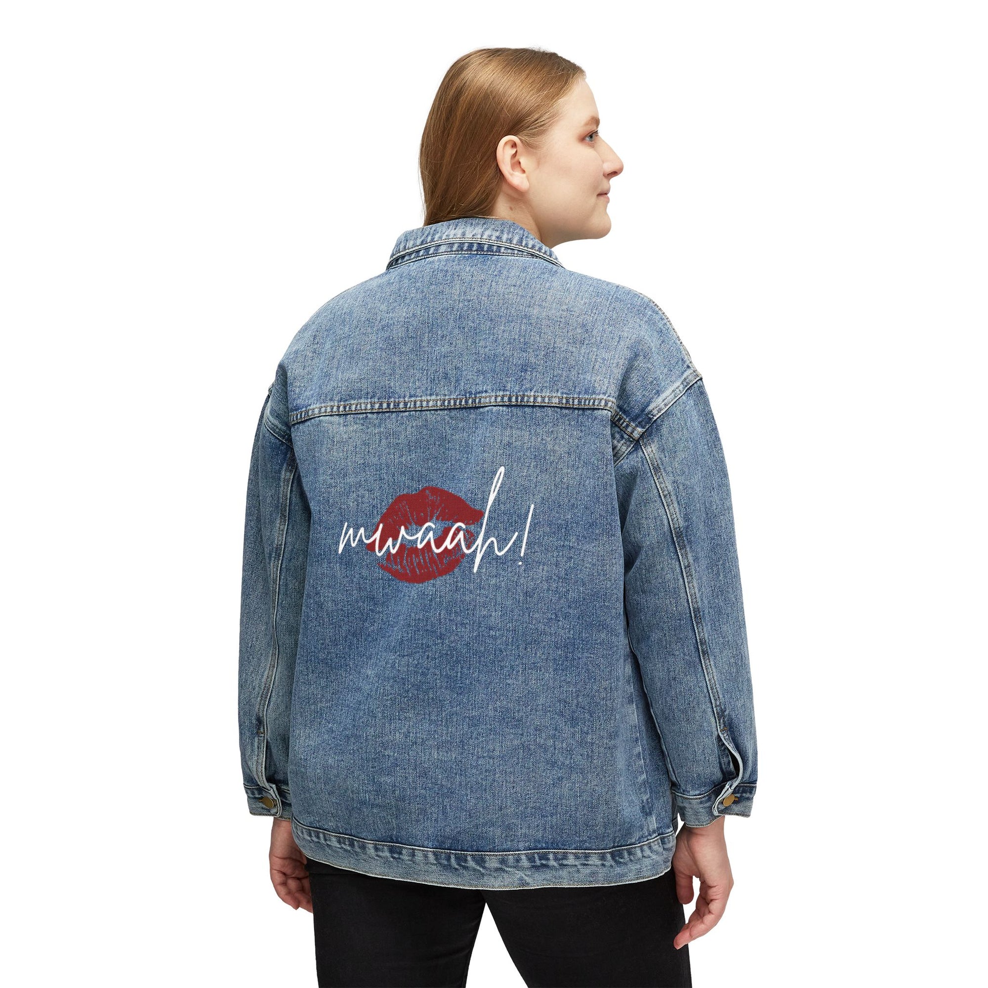Mwaaah! Mindful Women’s Denim Jacket – Relaxed Fit, Stylish & Timeless