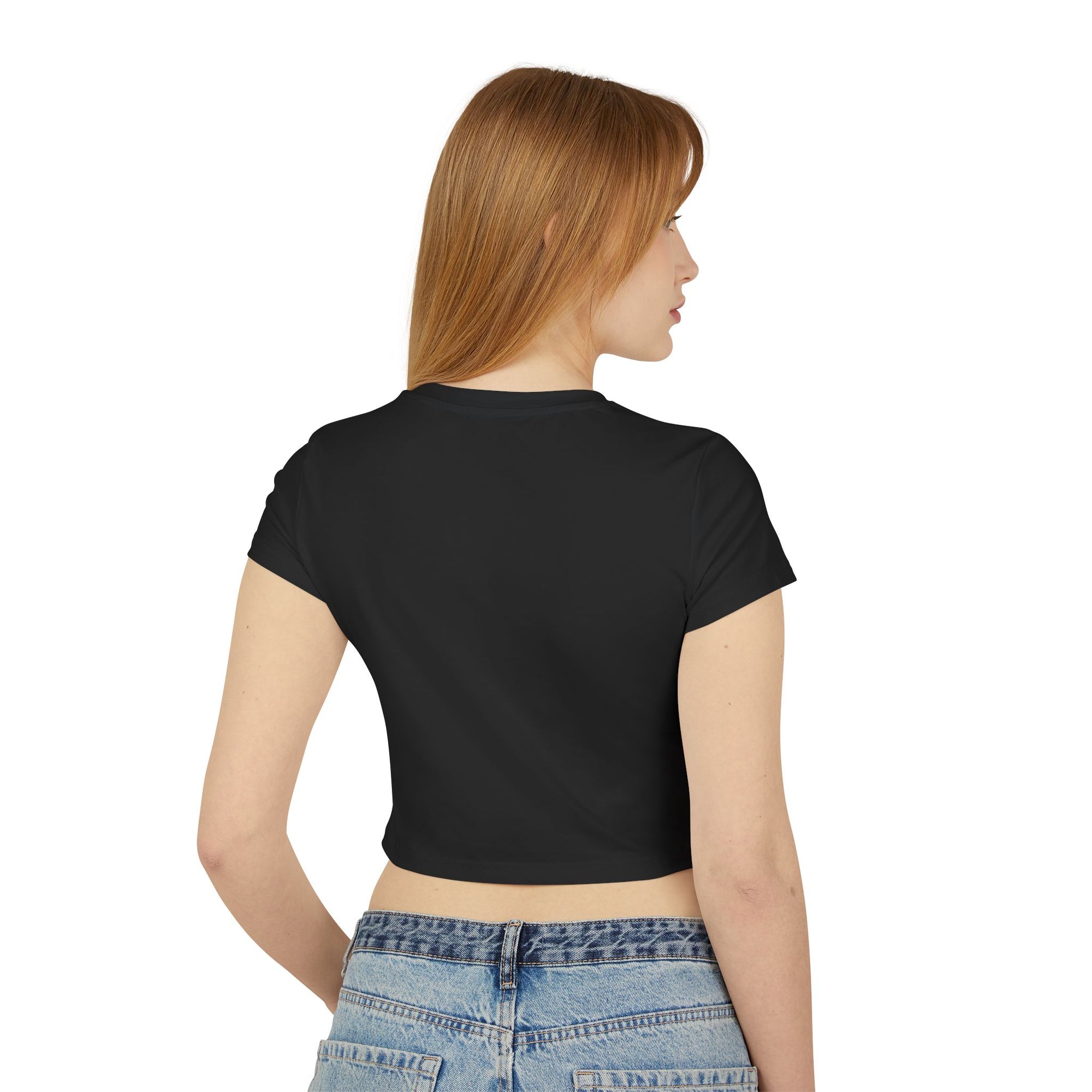 Gothic Angel Baby Tee – Bold Art Meets Everyday Chic