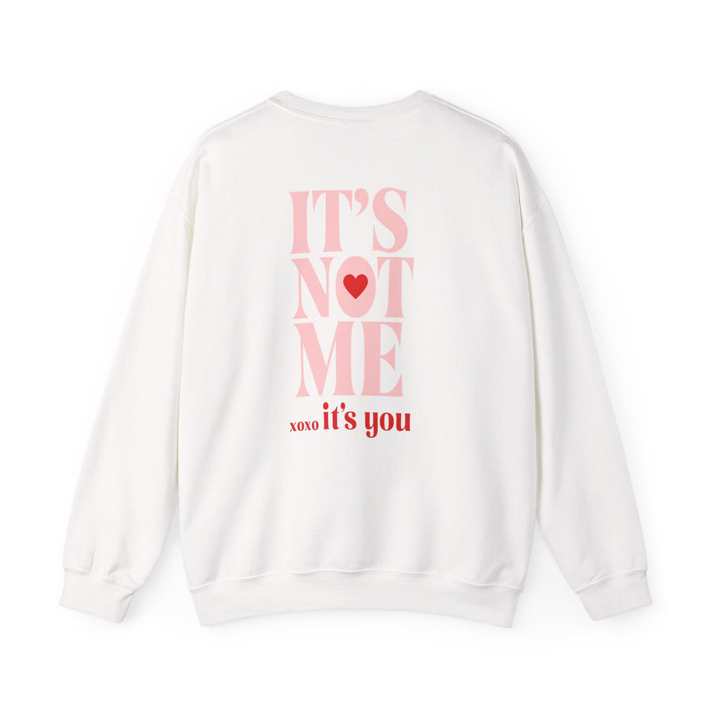 Heartfelt Humor Crewneck Sweatshirt – Love Gift, Valentine's Day Cozy Sweater, Unisex Casual Style