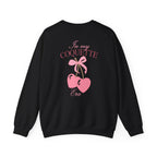 Coquette Era Crewneck Sweatshirt – Cute Cherry Print, Cozy Women's Sweater, Playful Casual Fashion