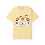 Ghostly Vibes Tee – Cute Unisex Halloween Graphic T-Shirt