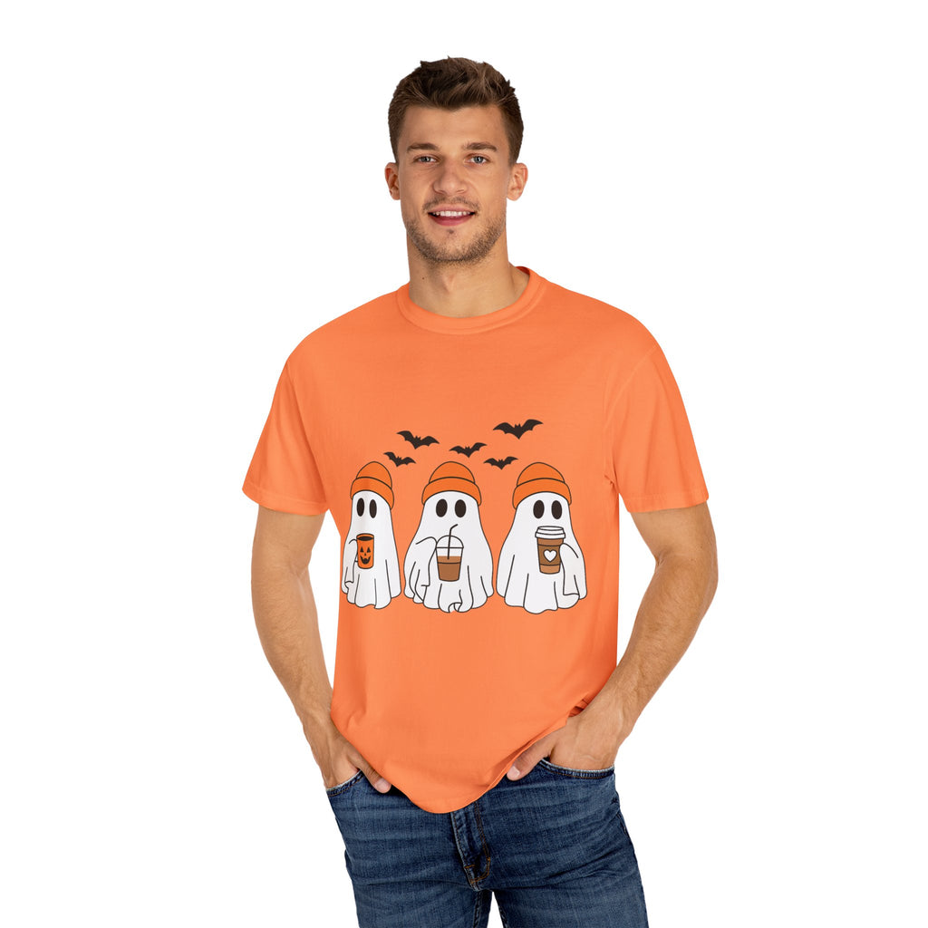Ghostly Vibes Tee – Cute Unisex Halloween Graphic T-Shirt
