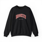 Brooklyn Embroidered Crewneck Sweatshirt | Cozy, Classic, and Always Cool