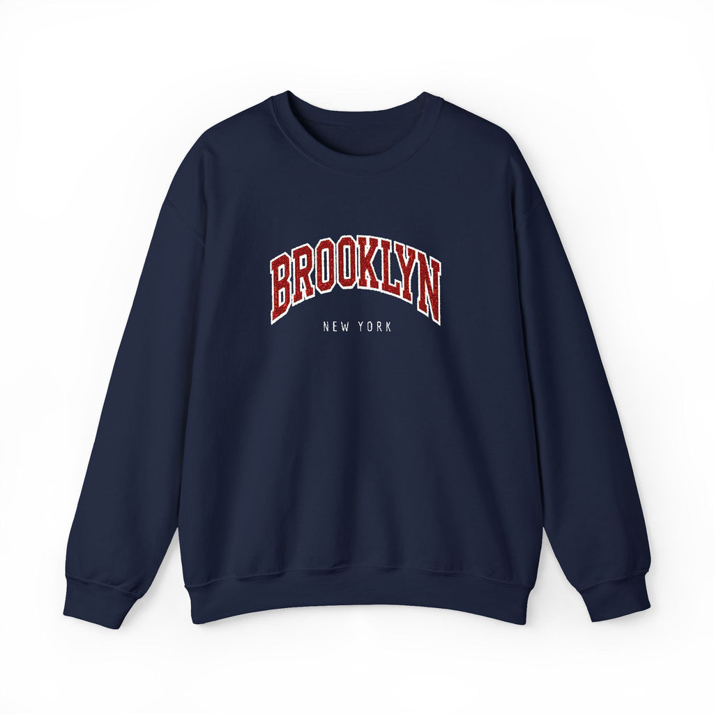 Brooklyn Embroidered Crewneck Sweatshirt | Cozy, Classic, and Always Cool