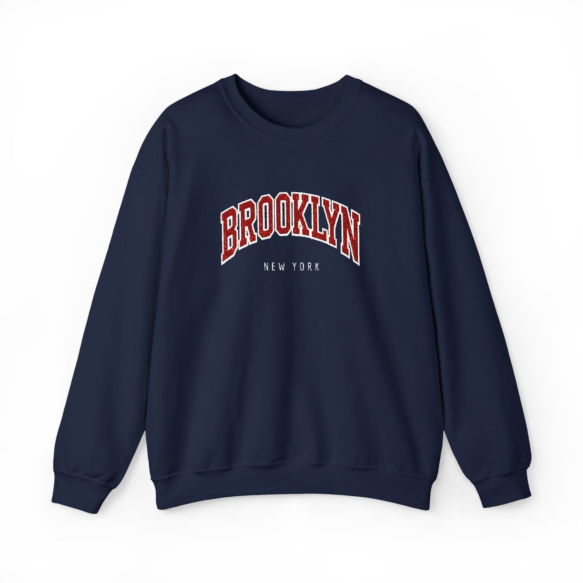 Brooklyn Embroidered Crewneck Sweatshirt | Cozy, Classic, and Always Cool