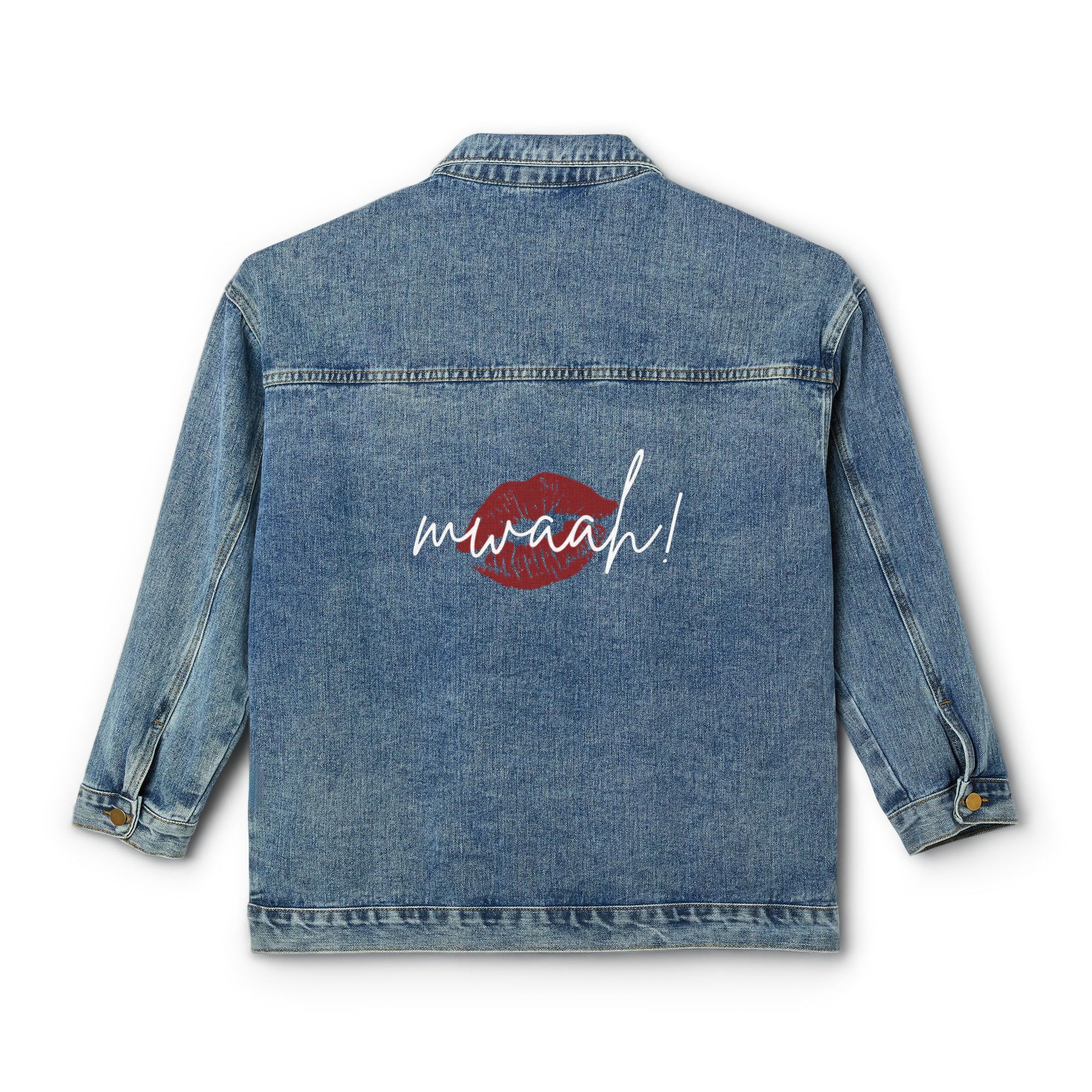 Mwaaah! Mindful Women’s Denim Jacket – Relaxed Fit, Stylish & Timeless