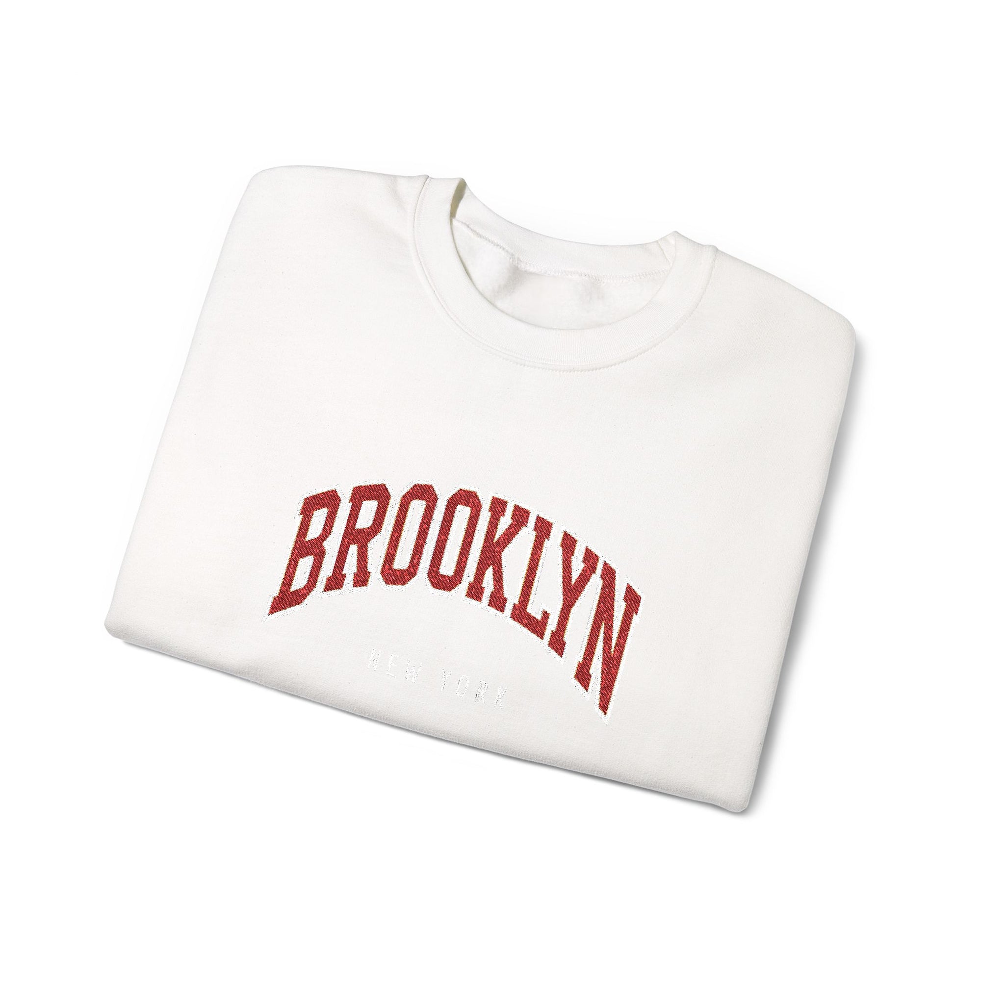 Brooklyn Embroidered Crewneck Sweatshirt | Cozy, Classic, and Always Cool