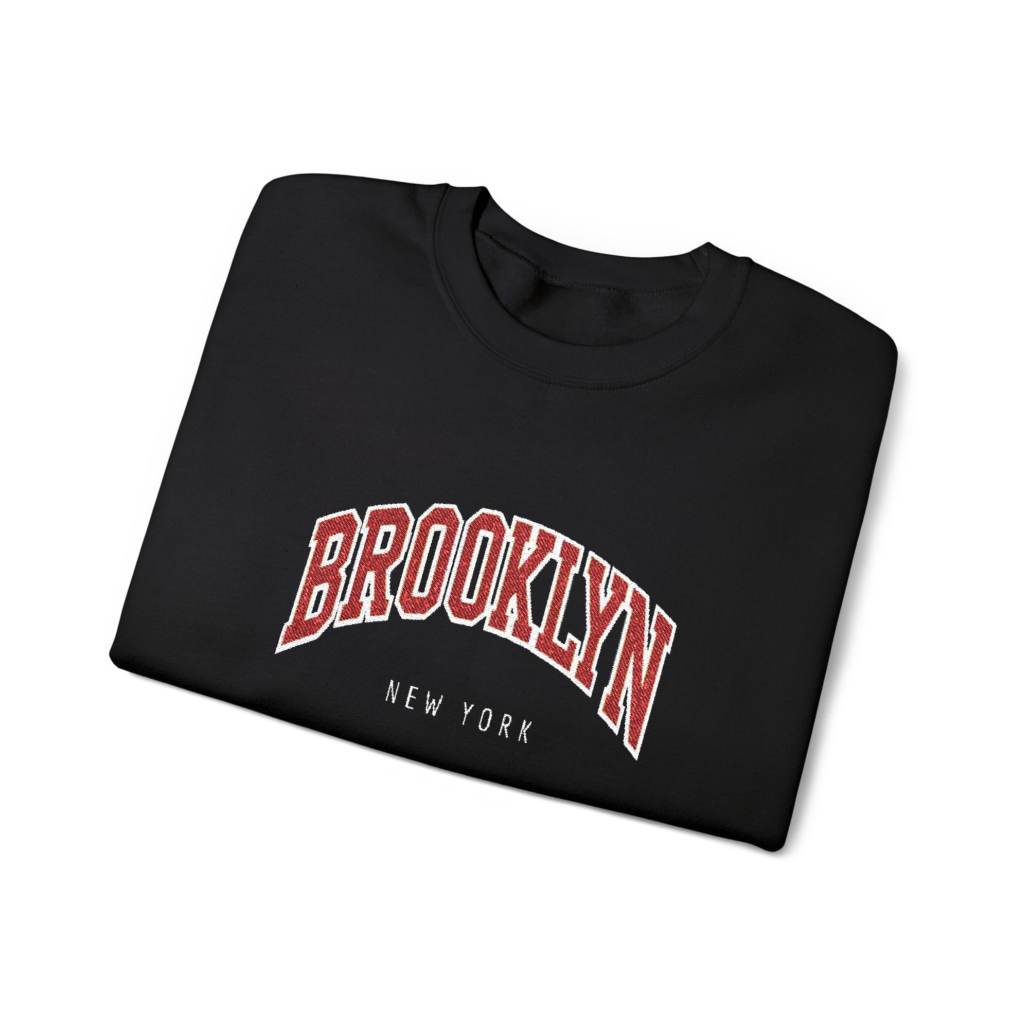 Brooklyn Embroidered Crewneck Sweatshirt | Cozy, Classic, and Always Cool