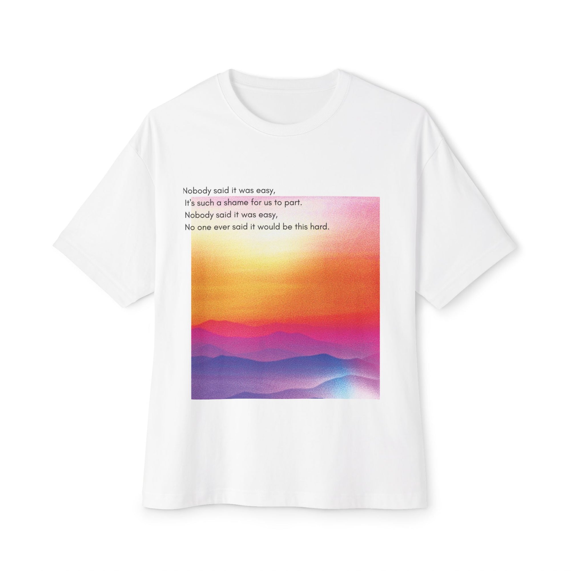 Dreamy Sunset Tee – Chill Vibes, Bold Lyrics