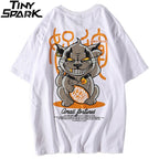 Evil Fortune Cat T-Shirt – Hip Hop Harajuku Streetwear Tee