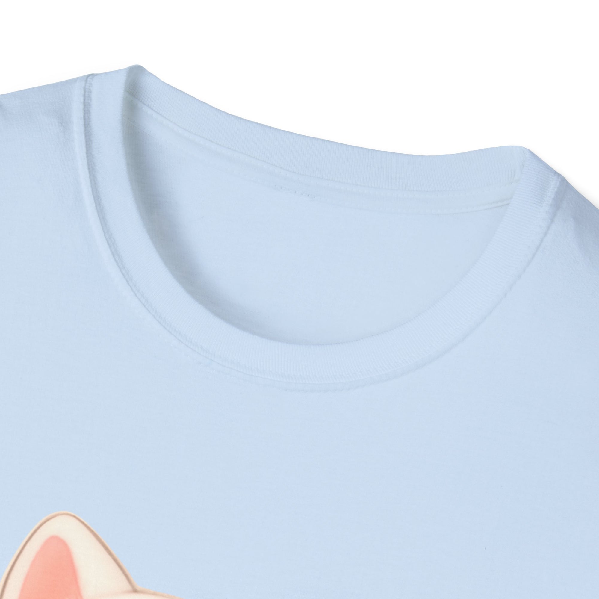 Cute Cat Meow T-Shirt – Unisex Softstyle Tee | Adorable Kitten Graphic for Kids & Adults | Perfect Gift for Cat Lovers