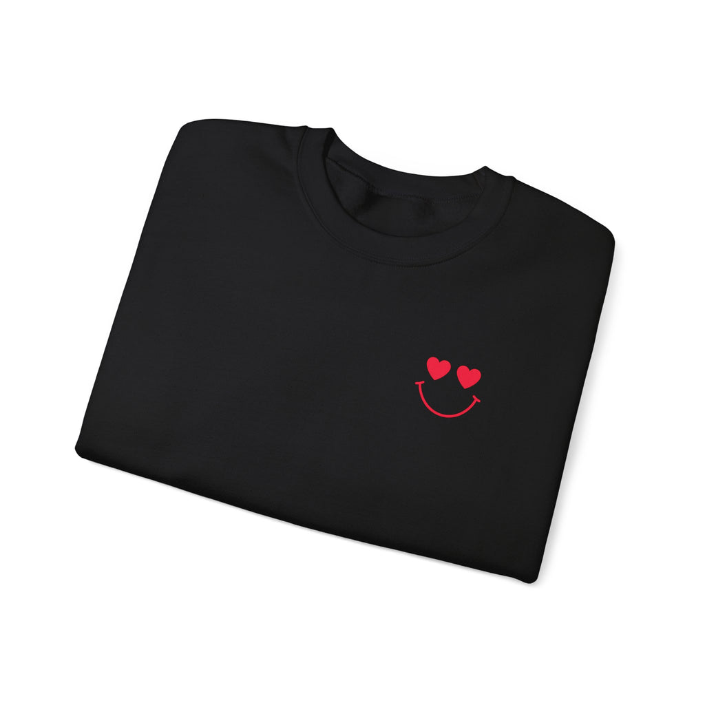 Heartfelt Humor Crewneck Sweatshirt – Love Gift, Valentine's Day Cozy Sweater, Unisex Casual Style