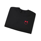 Heartfelt Humor Crewneck Sweatshirt – Love Gift, Valentine's Day Cozy Sweater, Unisex Casual Style