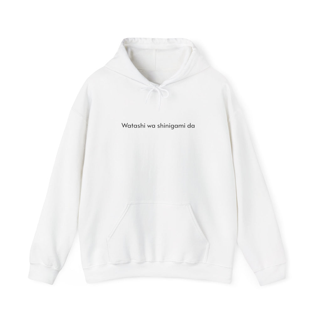 Shinigami Vibes Hoodie – Minimalist Anime Style