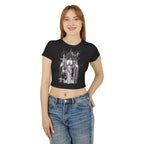 Gothic Angel Baby Tee – Bold Art Meets Everyday Chic
