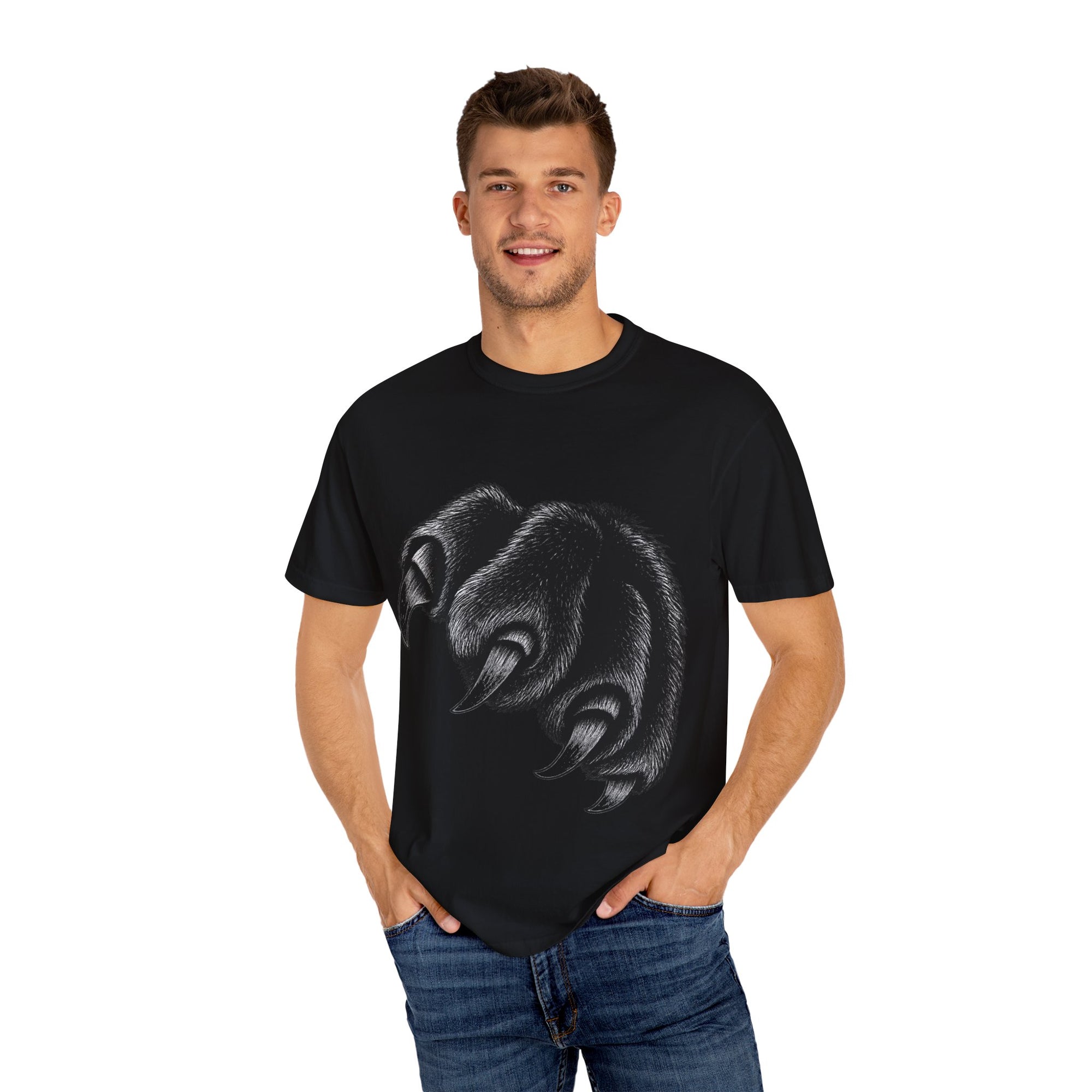Fierce Paw Print T-Shirt – Unisex Halloween Graphic Tee