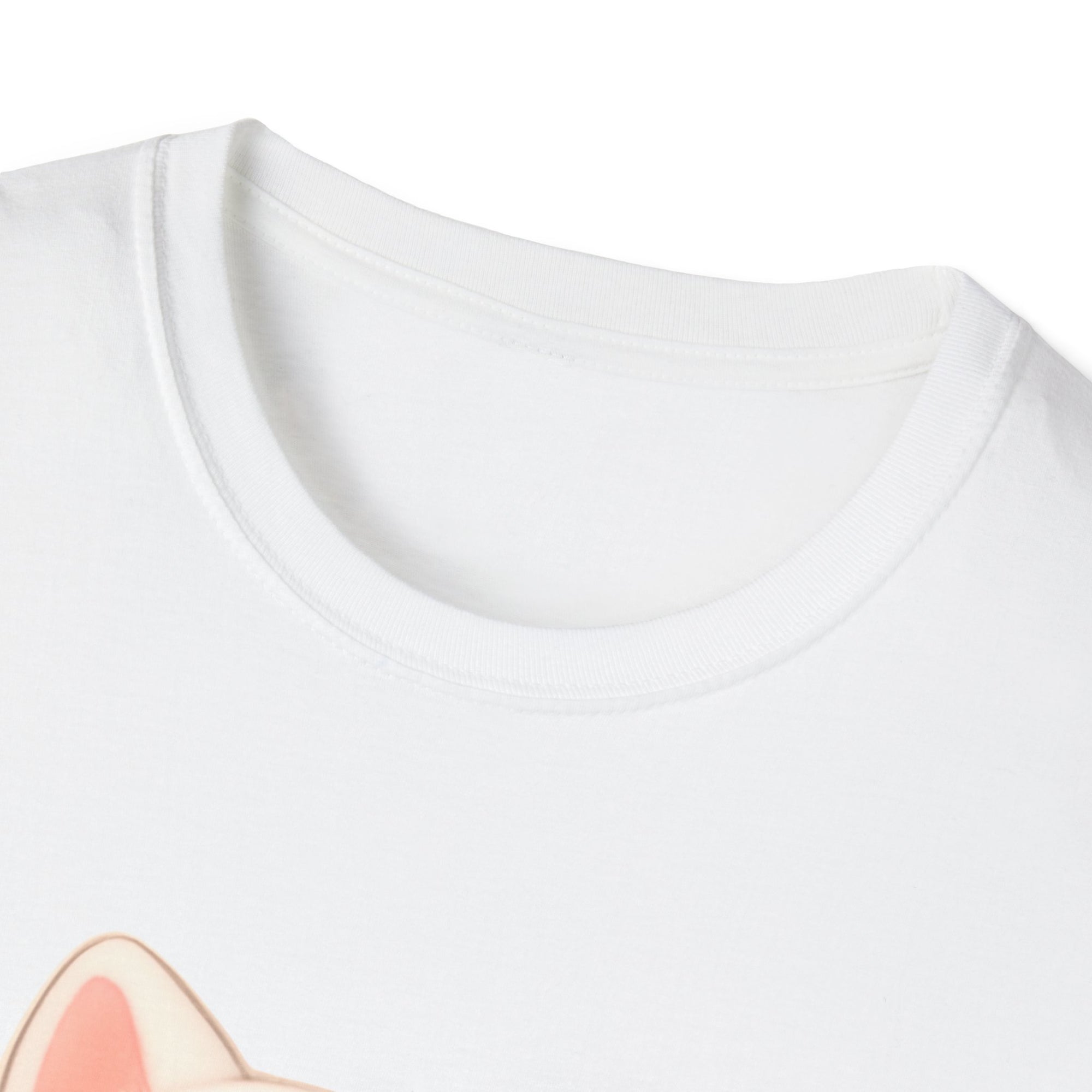 Cute Cat Meow T-Shirt – Unisex Softstyle Tee | Adorable Kitten Graphic for Kids & Adults | Perfect Gift for Cat Lovers