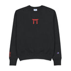Men’s Torii Gate Sweatshirt with Japanese “Faith” Sleeve – Black Pullover