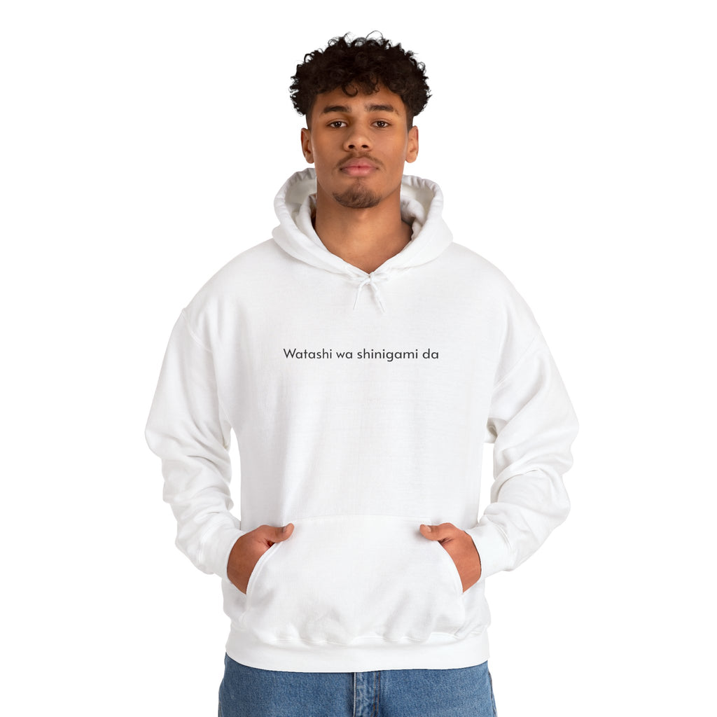 Shinigami Vibes Hoodie – Minimalist Anime Style