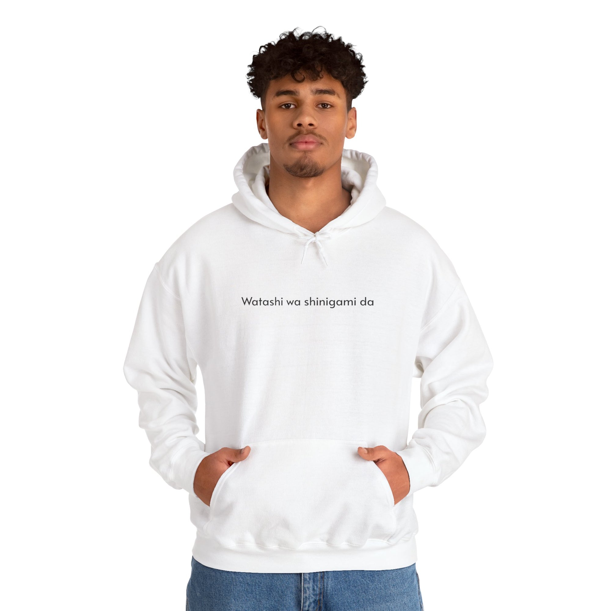 Shinigami Vibes Hoodie – Minimalist Anime Style