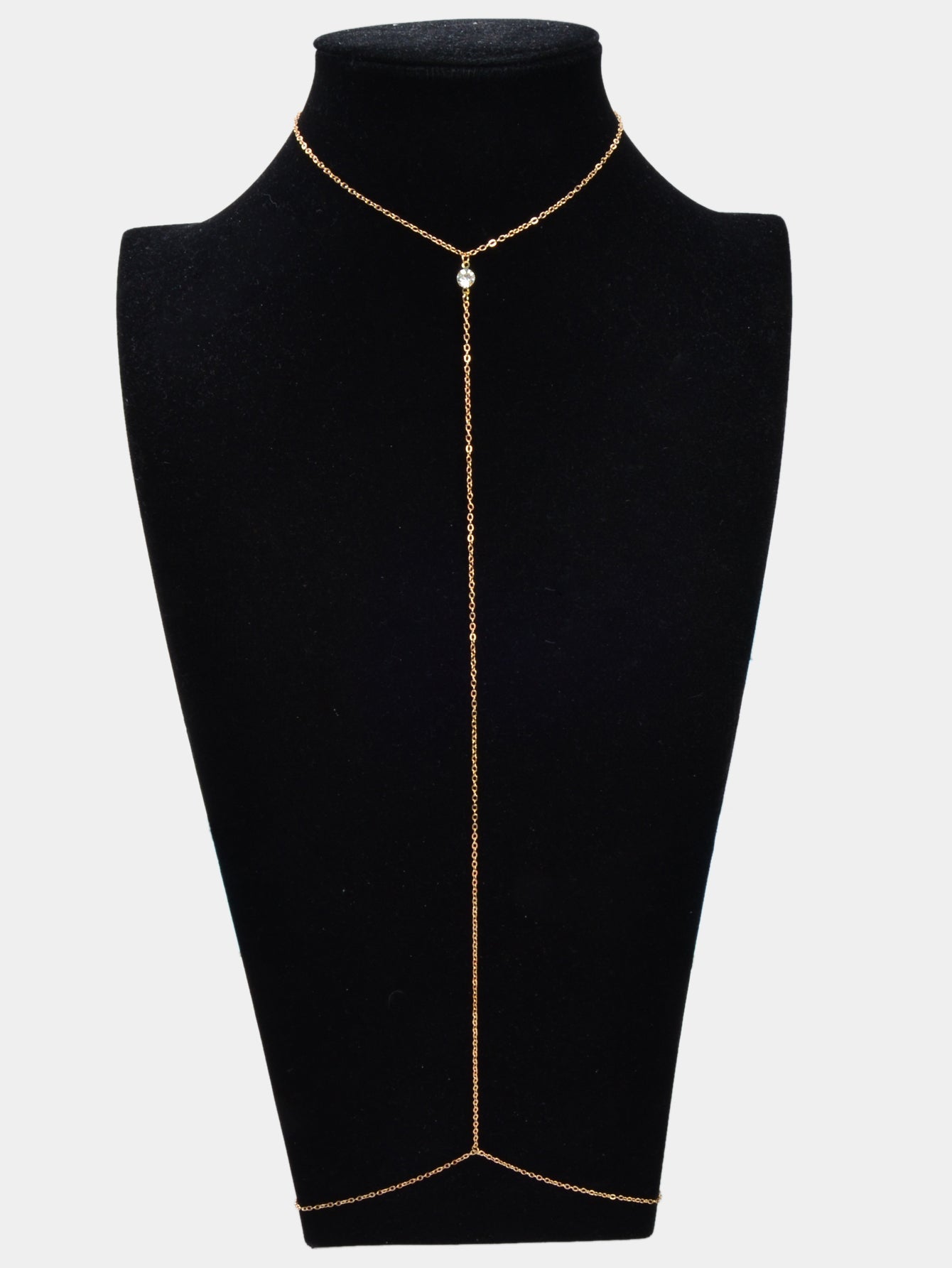 Women Gold Bikini Body Chain Beach Bra Chain Jewellery
