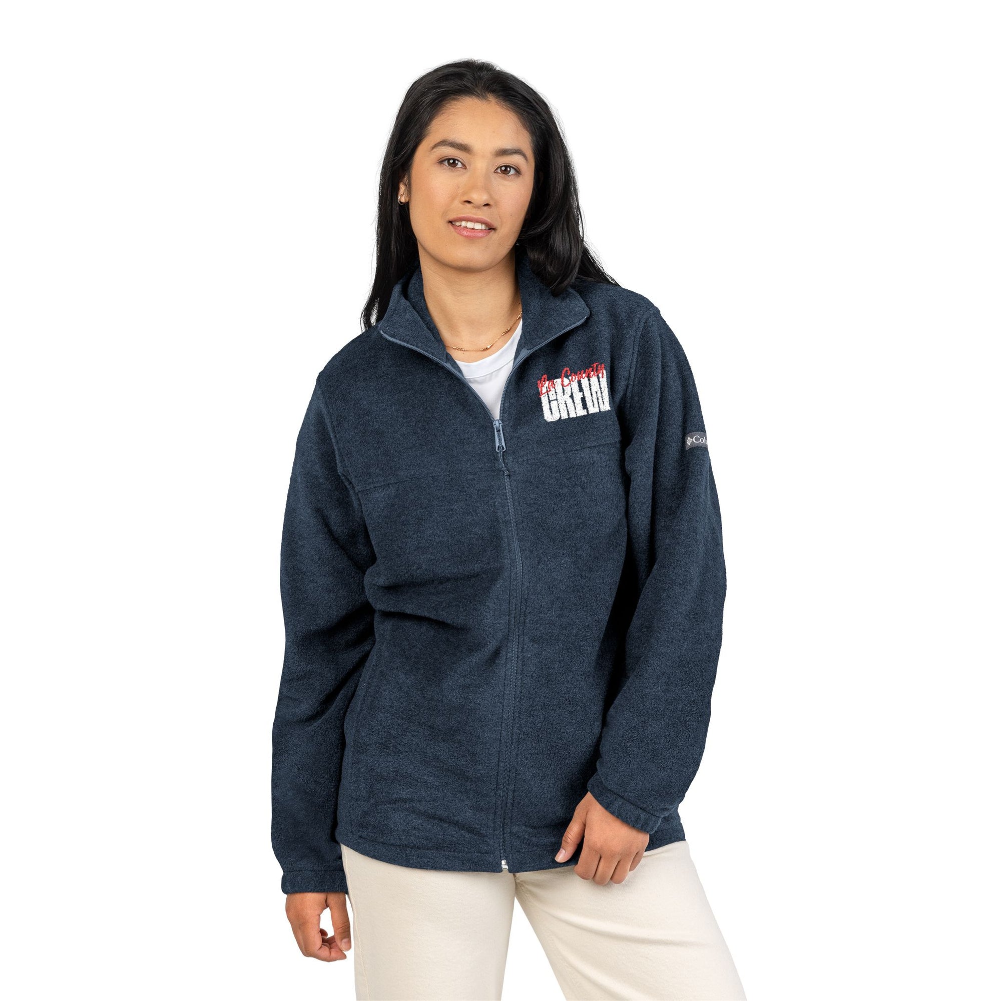 LA County Crew | Embroidered Columbia Fleece Jacket