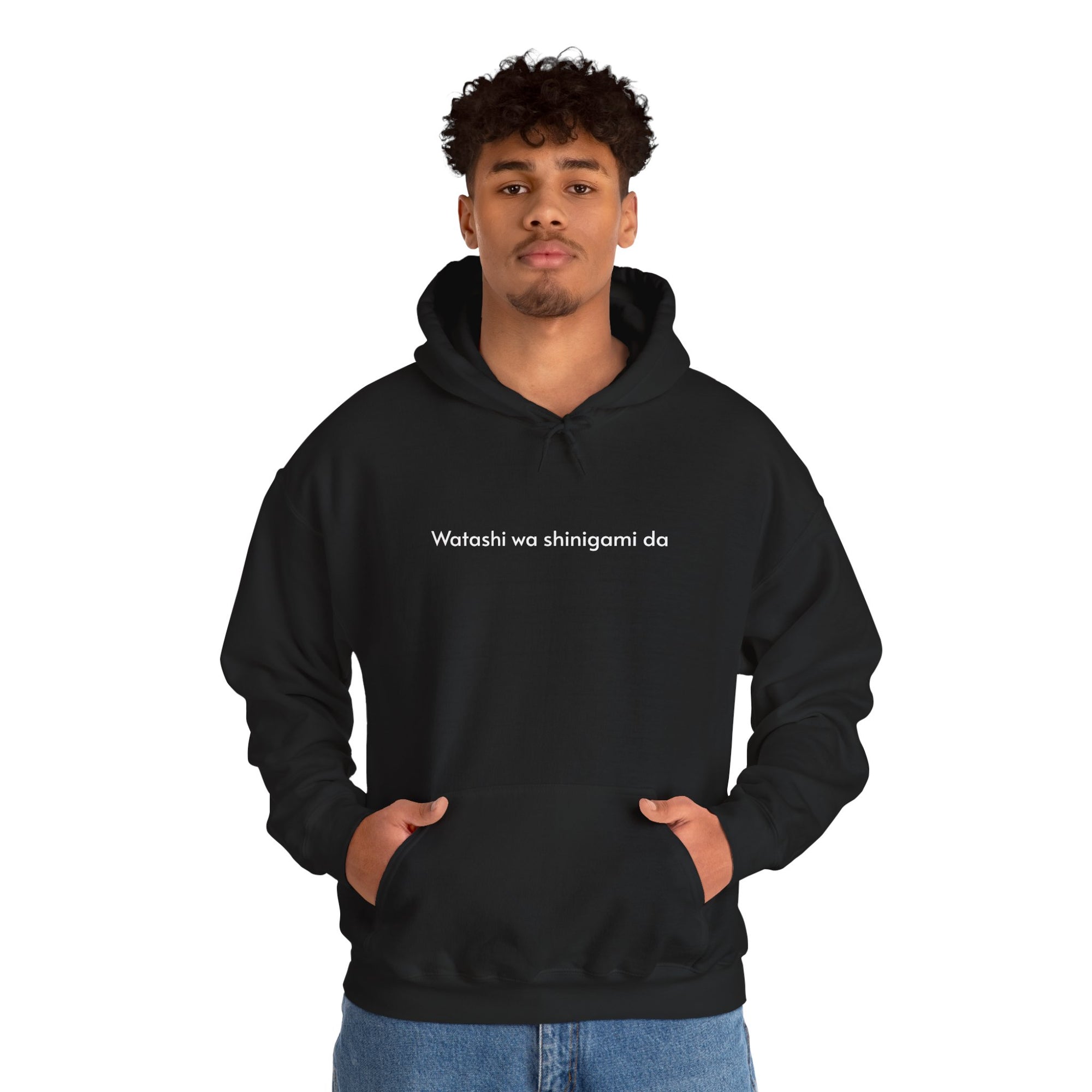 Shinigami Vibes Hoodie – Minimalist Anime Style