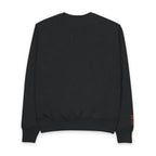 Men’s Torii Gate Sweatshirt with Japanese “Faith” Sleeve – Black Pullover