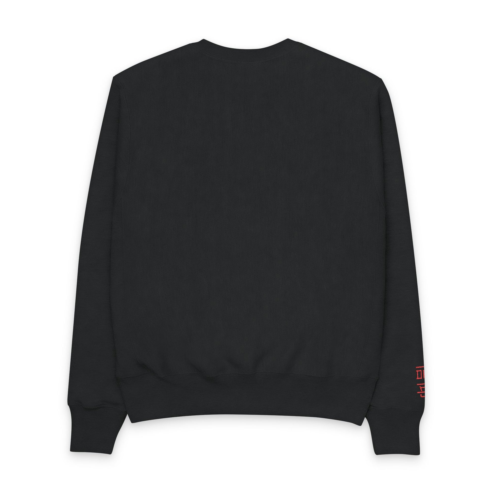 Men’s Torii Gate Sweatshirt with Japanese “Faith” Sleeve – Black Pullover