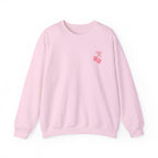 Coquette Era Crewneck Sweatshirt – Cute Cherry Print, Cozy Women's Sweater, Playful Casual Fashion
