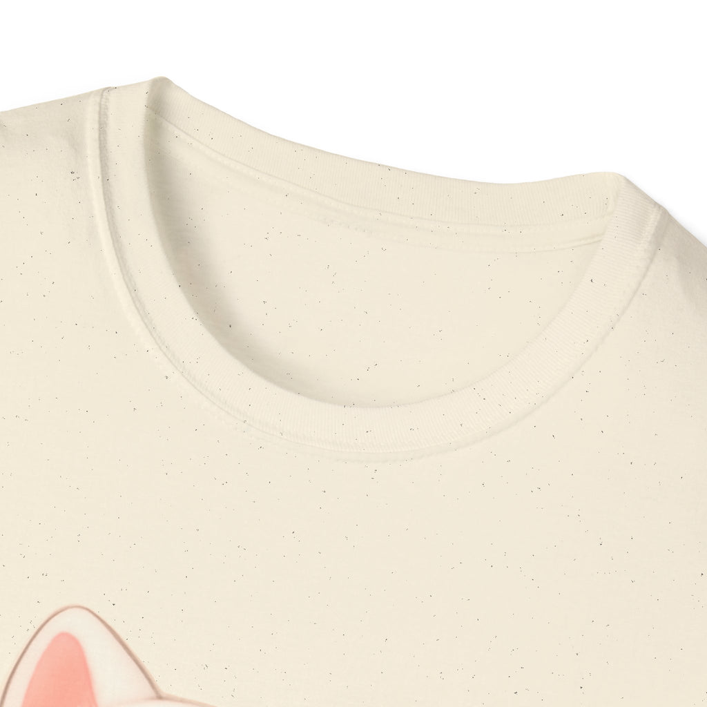 Cute Cat Meow T-Shirt – Unisex Softstyle Tee | Adorable Kitten Graphic for Kids & Adults | Perfect Gift for Cat Lovers