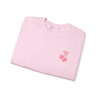 Coquette Era Crewneck Sweatshirt – Cute Cherry Print, Cozy Women's Sweater, Playful Casual Fashion