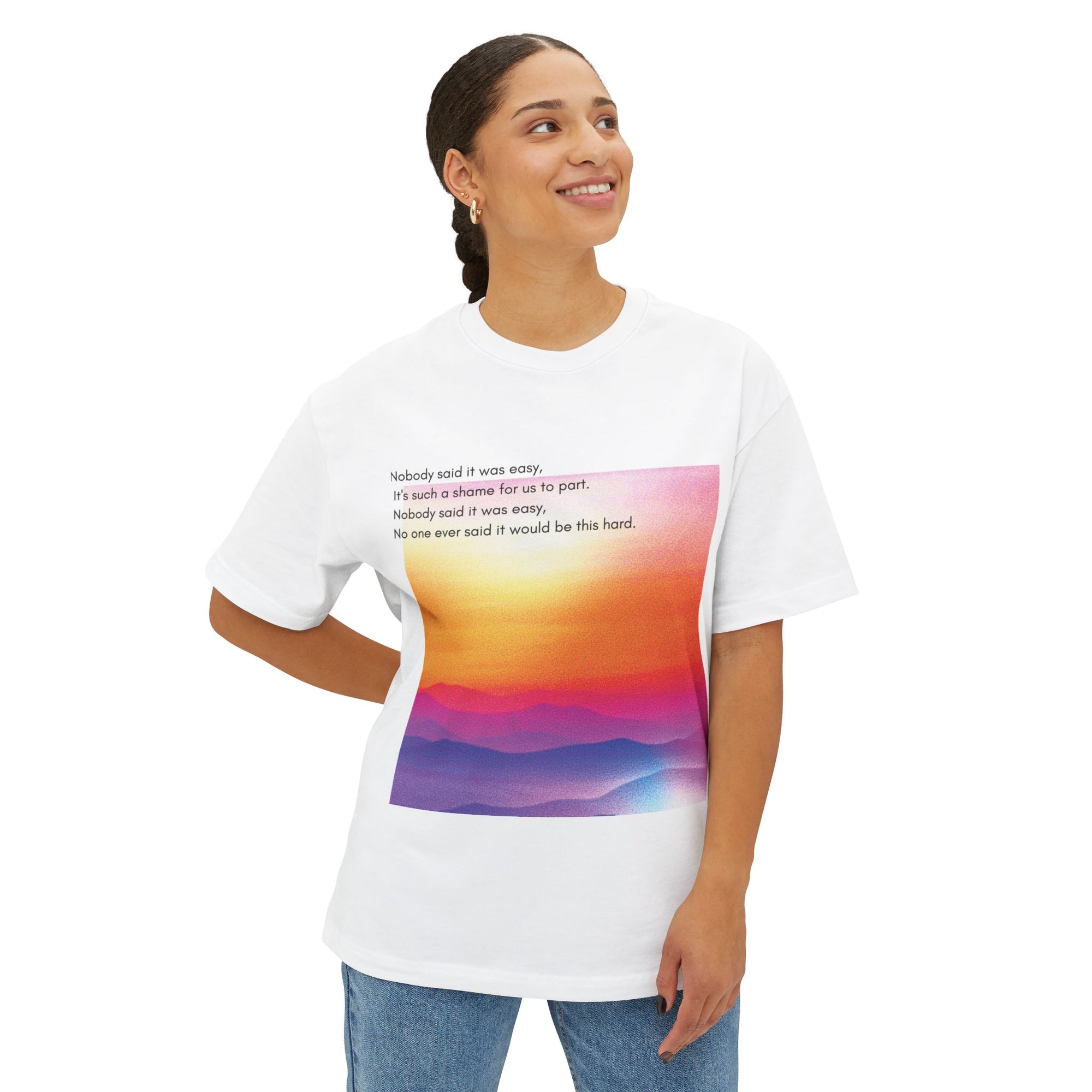 Dreamy Sunset Tee – Chill Vibes, Bold Lyrics