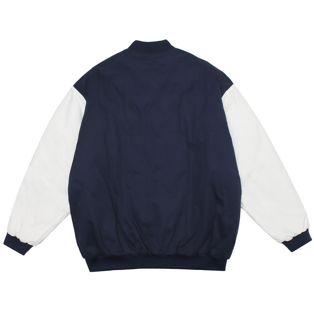 Varsity Patchwork Jacket – Embroidered High Street College Style Winter Coat